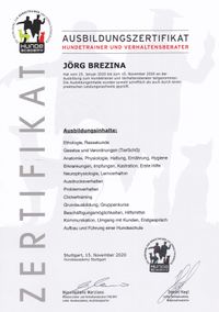 Zertifikat JB